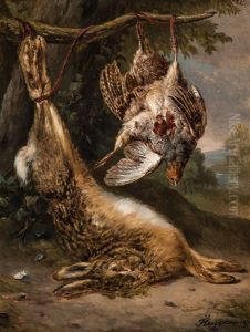 Still Life Of Game With Hare And Partridges