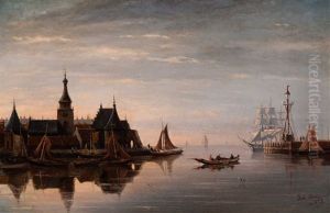 Ships In The Harbour Mouth