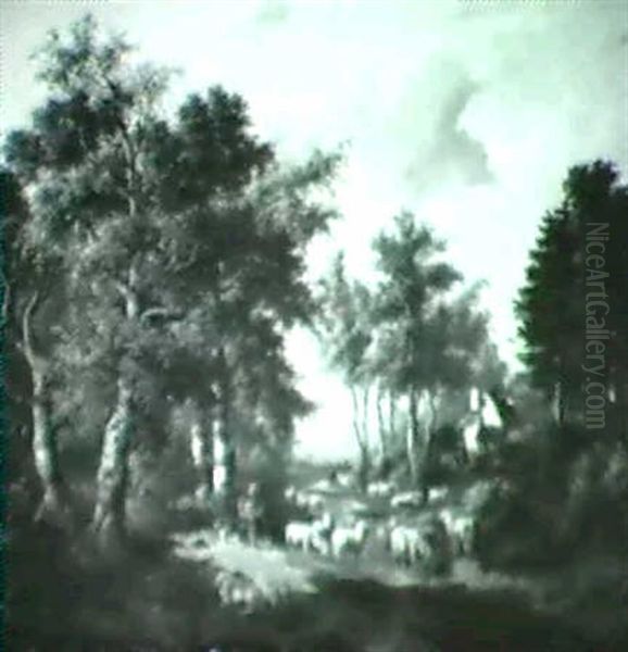 Tending The Sheep - view 1