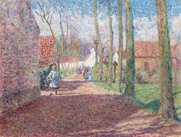 Returnig Home From School - view 1