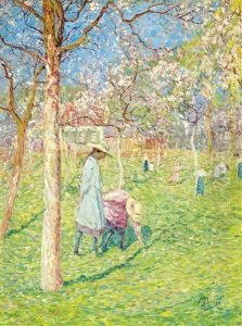 Enfants Dans Un Verger Enfants Dans Un Verger