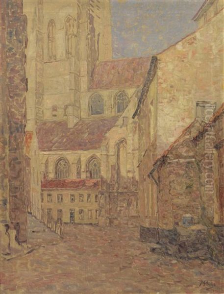 Blick Auf St. Rombout In Mechelen - view 1