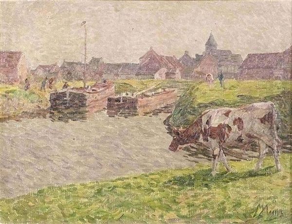 Koe Langs De Leie - view 1