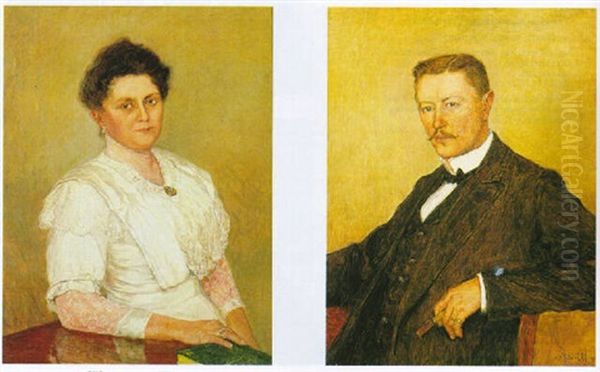 Portrait Of A Lady And A Gentleman - view 1