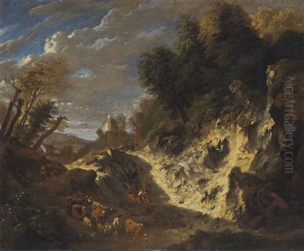 A Cutting By The Side Of A Wood - view 1