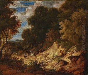 Tree Landscape With Shepherds Tree Landscape With Shepherds