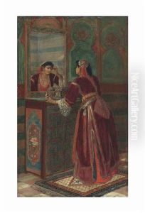 Une Mauresque Coquette, Algerie by Jan Baptist Huysmans