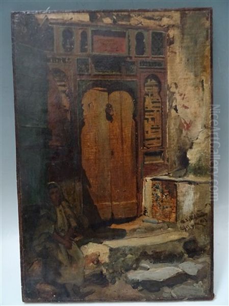 Jeune Orientale Pres D"une Porte - view 1