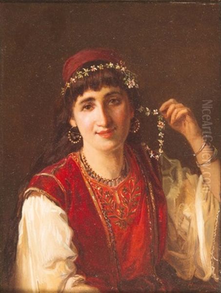 Portrait De Femme Orientaliste - view 1