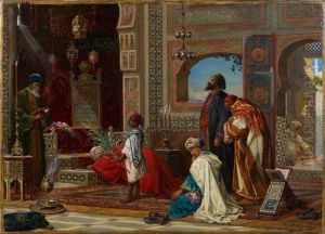 Recueillement Au Tombeau Des Ancetres En Egypte by Jan Baptist Huysmans