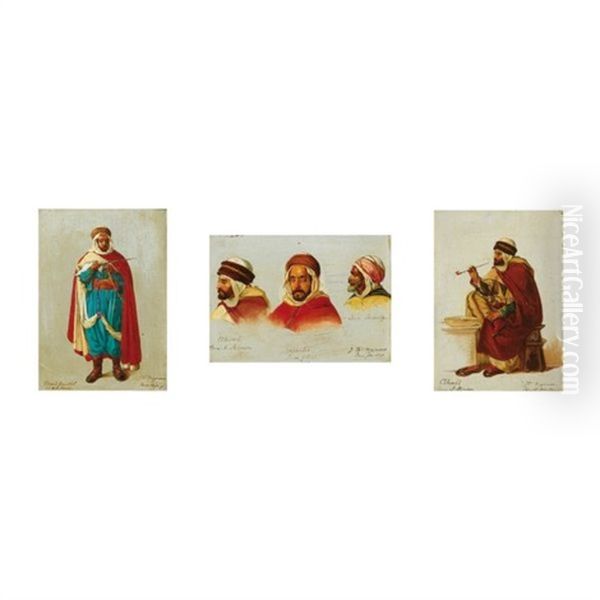 Portrait De Ahmed Ben-allel Dit Bel-haadj (+ 2 Others; 3 Works) - view 1