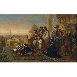 Evening Prayer, Cairo by Jan Baptist Huysmans