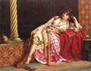 Une Femme Dans L'harem by Jan Baptist Huysmans