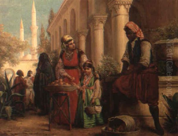 The Orange Seller - view 1