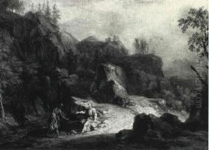 Temptation Of Christ by Jan Baptiste Huysmans