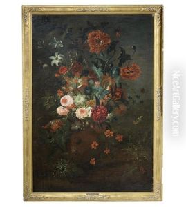 Still Life Of Flowers In An Urn