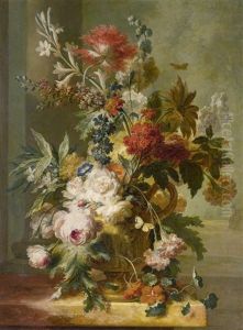 Grosses Blumenstilleben by Jan Van Huysum
