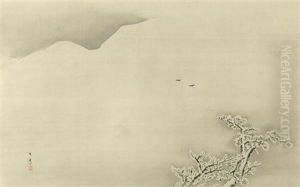 Snowy Landscape by Suzuki Hyakunen