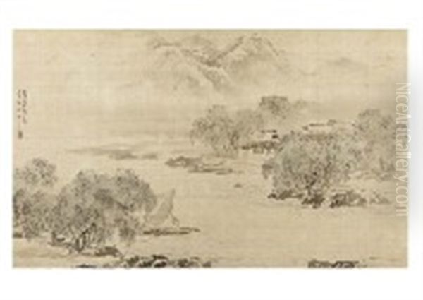 Lakeside In The Spring - view 1