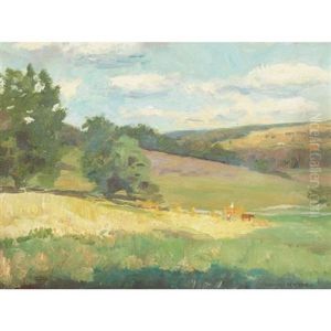 Sunlit Fields by William Henry Hyde