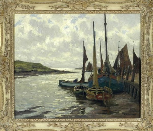 Fischerboote Im Hafen - view 1