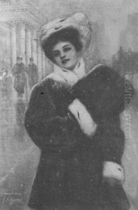 Fifth Avenue, Winter by Herman N. Hyneman