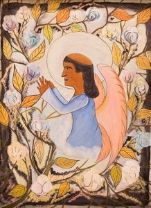 Ange St. Francis En Pierre by Hector Hyppolite