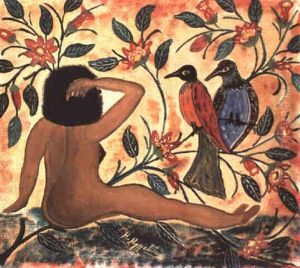 Femme Nue Avec Oiseaux Femme Nue Avec Oiseaux