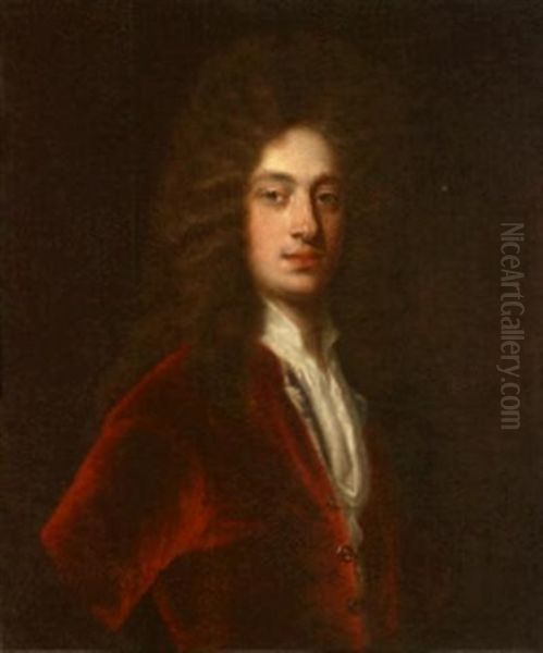 Portrait Of A Gentleman In A Red Coat - view 1