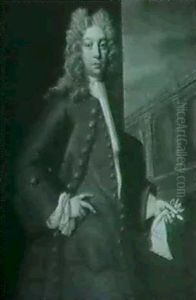 Portrait Of Mr. Harnage Of Belswardyne Hall, Shropshire by Hans Hysing