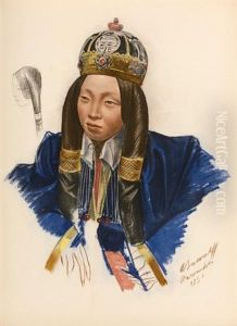 Dessins Et Peintures D'asie, Executes Au Cours De L'expedition Citroen Centre-asie by Alexander Evgenevich Iacovleff