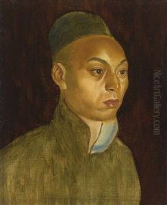 Portrait Of A Man by Alexander Evgenevich Iacovleff