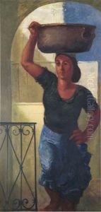 Woman From Capri by Alexander Evgenevich Iacovleff