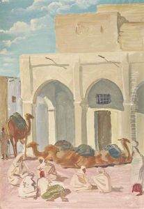 Colomb-bechar by Alexander Evgenevich Iacovleff