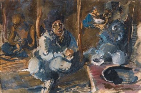 The Interior Of A Kirghiz Tent - view 1
