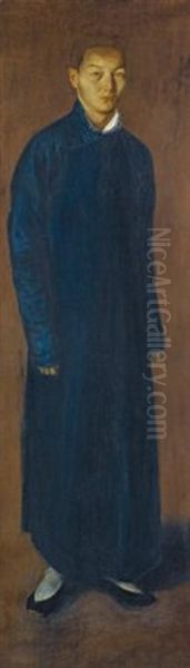 Portrait Of A Chinese Monk - view 1