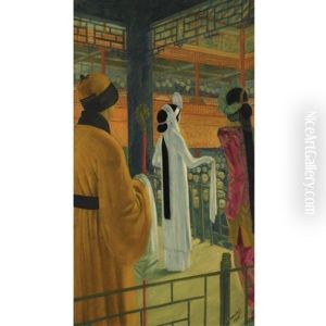 Opera In Peking by Alexander Evgenevich Iacovleff