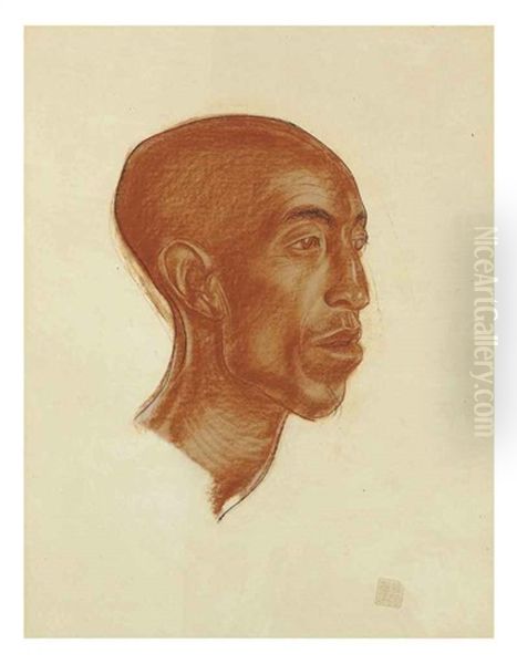 Head Of A Mongol - view 1
