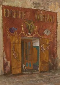 Boucherie Andreani by Alexander Evgenevich Iacovleff