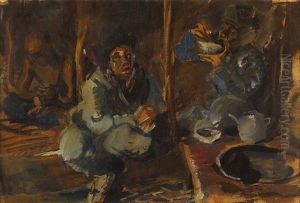 Interieur D'une Yourte by Alexander Evgenevich Iacovleff