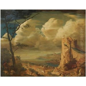 Mythological Landscape by Alexander Evgenevich Iacovleff