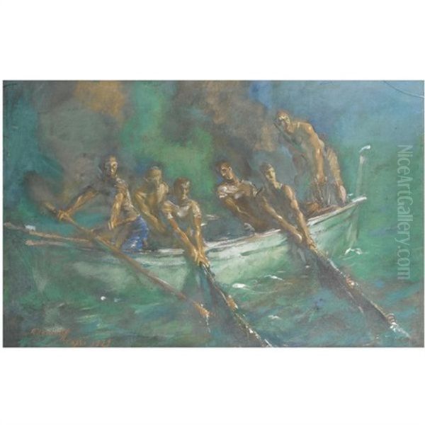 Fishing At Night - view 1