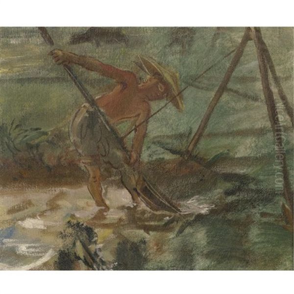 Asian Fisherman - view 1