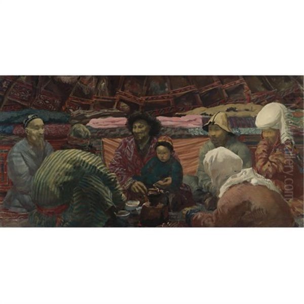 Under A Kirghiz Tent - view 1