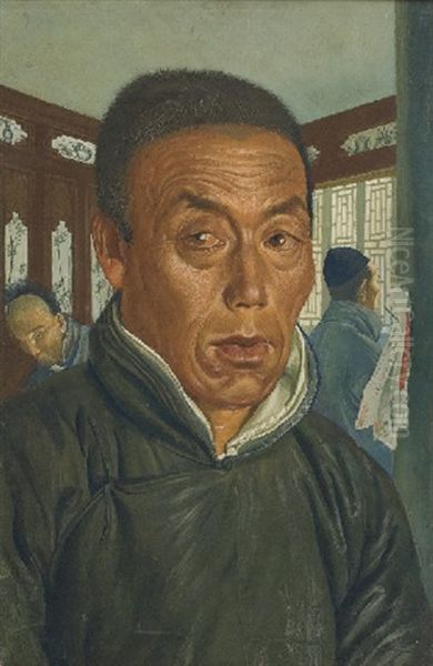Portrait Of A Chinese Merchant - view 1