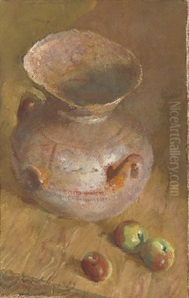 Still Life With Jug And Apples - view 1