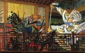 The Battle Of The Warriors by Alexander Evgenevich Iacovleff