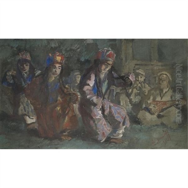 Dancers Of The Mir Of Hunza - view 1