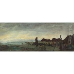 Nomads In The Region Of Meshed by Alexander Evgenevich Iacovleff