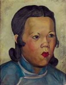 Portrait D'une Jeune Fille Chinoise